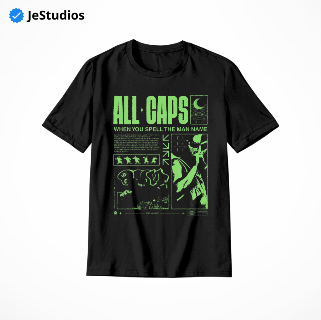 เสื้อยืด Kaos DOOM ALL CAPS Avenger Doomsday