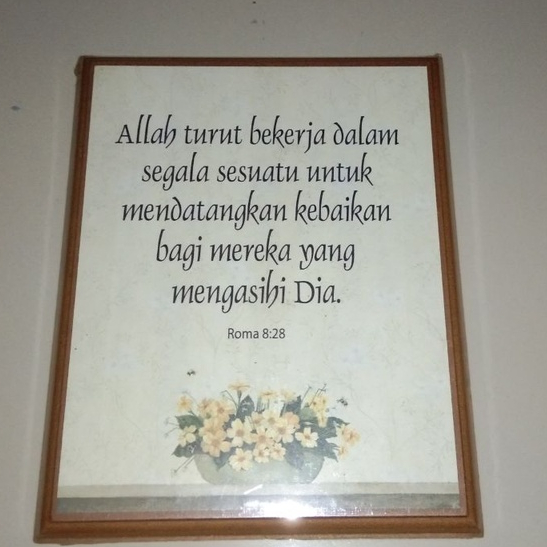 GANTUNGAN Bible Verse แขวนตกแต่งผนัง