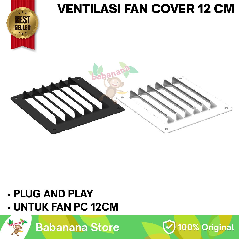 12 CM VENTILATION FAN CASE PC EXHAUST COOLER COOLING 12CM 120 MM 120MM 3D VENTILATION COVER