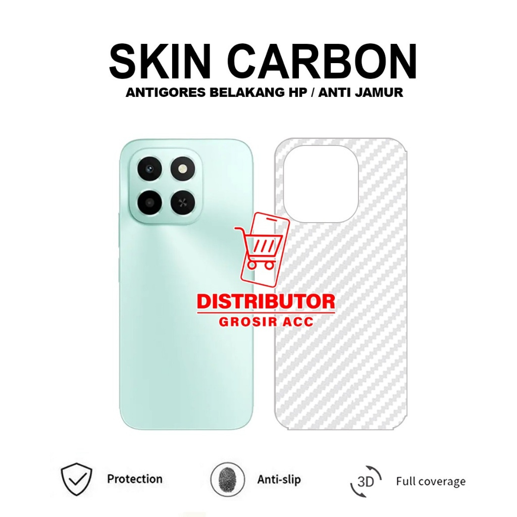 HONOR X5C PLUS HONOR X6C SKIN CARBON TRANSPARENT ANTI-SCRATCH BACK HONOR X5C PLUS HONOR X6C SCB1