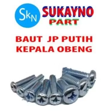Jp สลักเกลียวชุบสังกะสี m3x06 - m3x50 จํานวน 50 ชิ้น