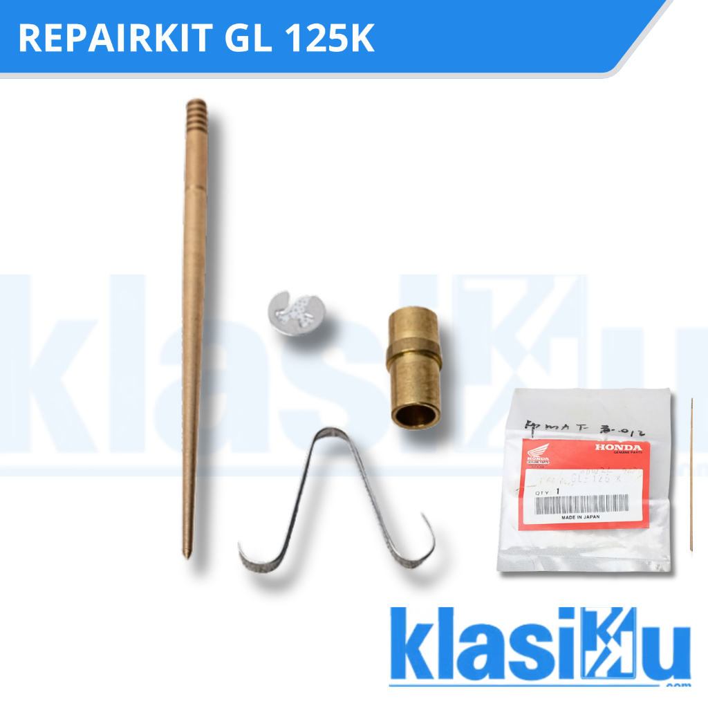 Repairkit คาร์บูเรเตอร์ GL125 GL 125K ลอยเข็ม Skep คาร์บูเรเตอร์ Honda GL 125 GL125 ญี่ปุ่น Nos