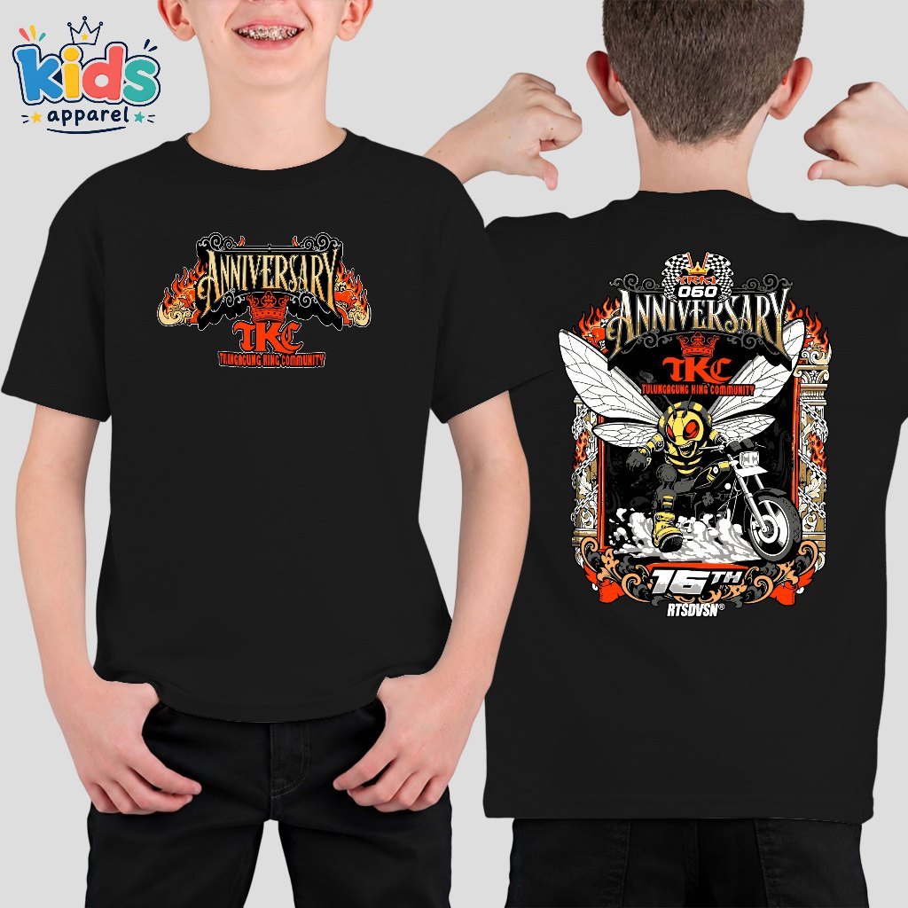 เสื้อยืด CHILDRENS ANNIVERSARY 16TH TKC TULUNGAGUNG