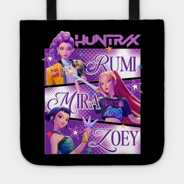 Rumi Mira Zoey Kpop Hunters Tote Bag