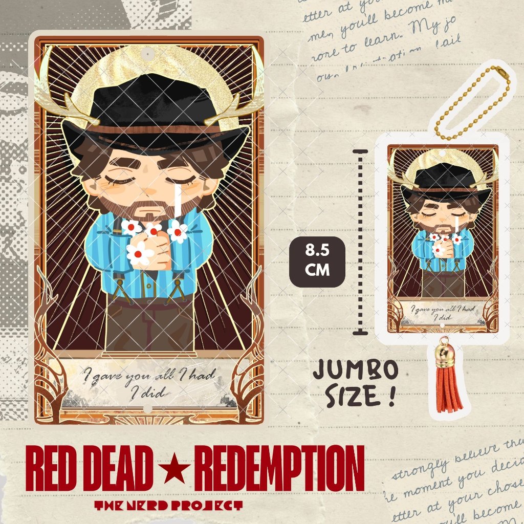 GANTUNGAN [RED DEAD REDEMPTION 2] พวงกุญแจพรีเมี่ยม Arthur Morgan~ ^^ // พวงกุญแจอะคริลิค rdr fanmerch