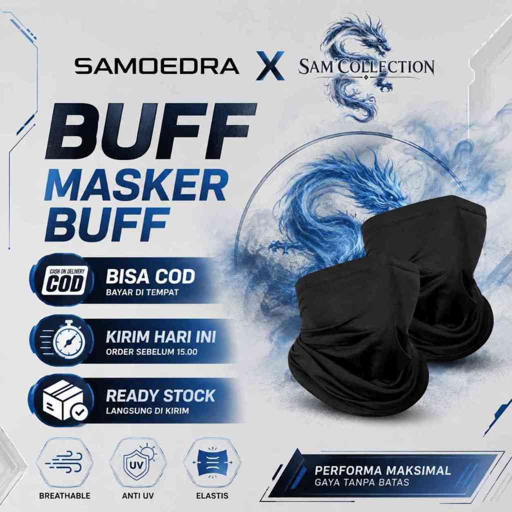 [SC] - MASER BUFF - PREMIUM BUFF MASK - UNISEX BUFF MASK