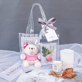 ของที่ระลึก Goodie Bag P25xW10xH20 Mica โปร่งใส [SAKURA]