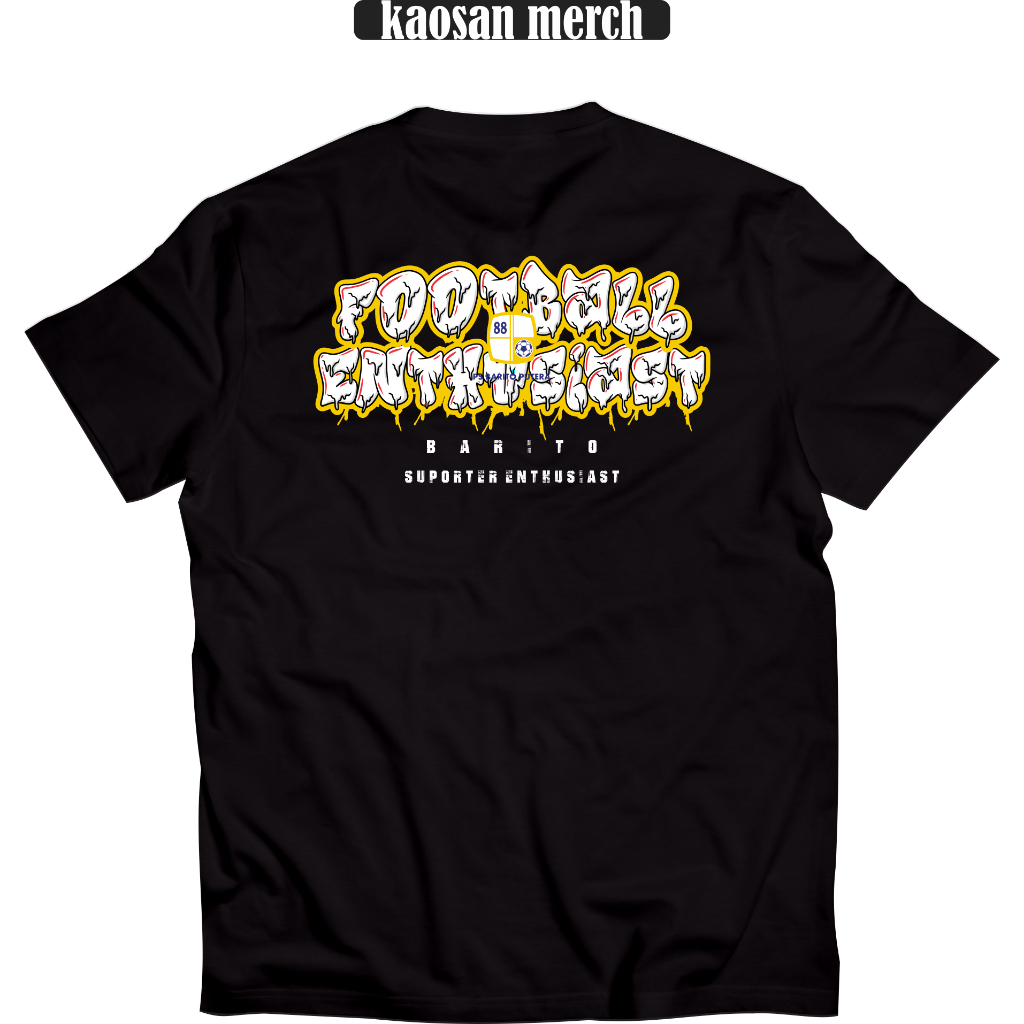 เสื้อยืด Barito Supporter Barito Supporter เสื้อยืด Cotton Combed