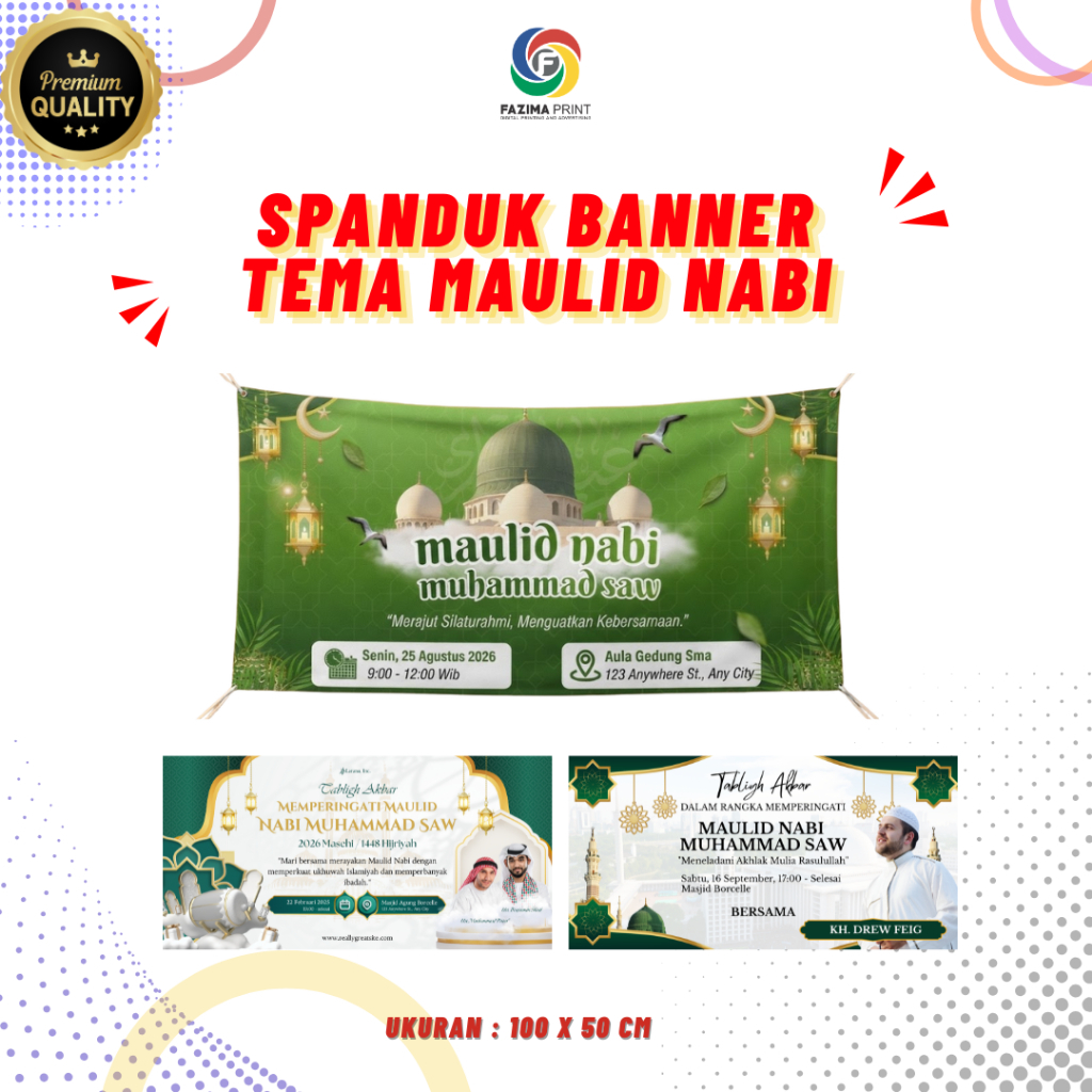 NABI PROPHETS MAULID THEME BANNER