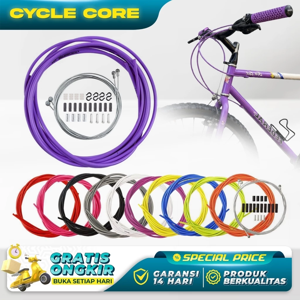 JAGWIRE ชุดสาย Shifter เบรคจักรยานพับ MTB Roadbike BMX เกียร์คงที่ ETC