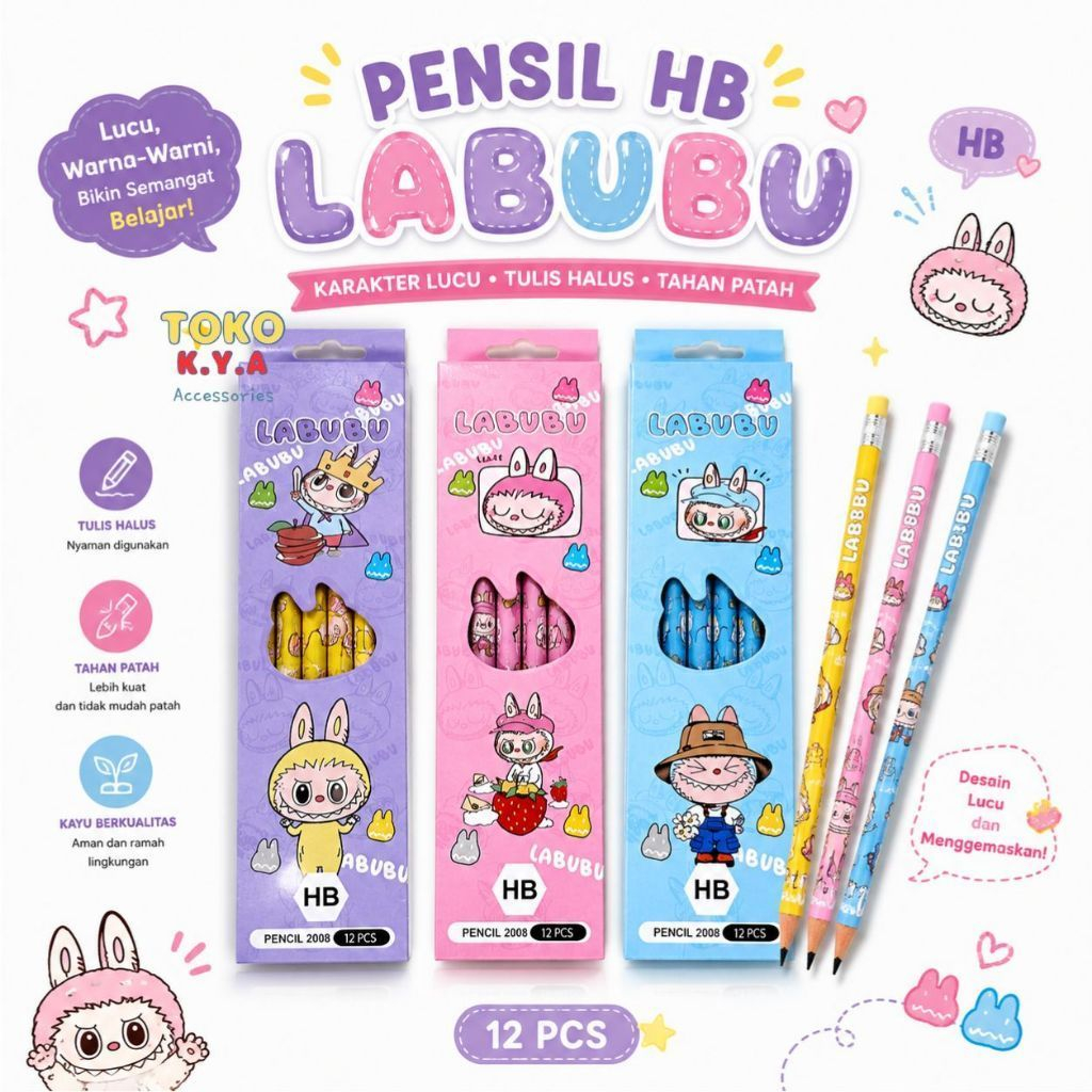 CUTE PUMPKIN CHARACTER HB PENCIL / CUTE PUMPKIN PENCIL / PENCIL