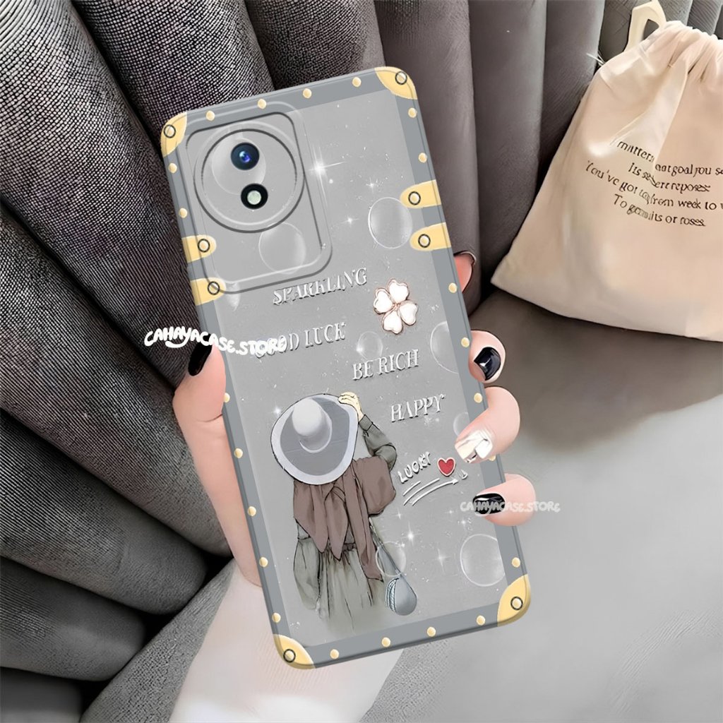 HP (CC57) เคสสําหรับ Vivo Y01 - Y01A - Y02 - Y03 - Y04 - Y04S - Y05 ล่าสุด 2026 แฟชั่นเคสซิลิโคน Tpu