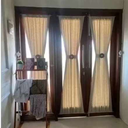 (140ซม. WIDTH) BUTTERFLY CURTAINS สําหรับ WIDTH SIZE