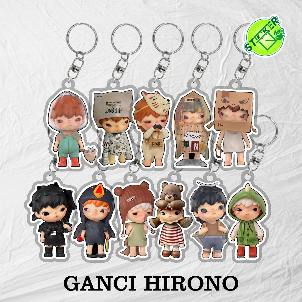 พวงกุญแจ HIRO พวงกุญแจ CUTE COOL HIRONO CHARACTER ใหม่ล่าสุด VIRAL พวงกุญแจ LATEST HIRONO KEYCHAIN