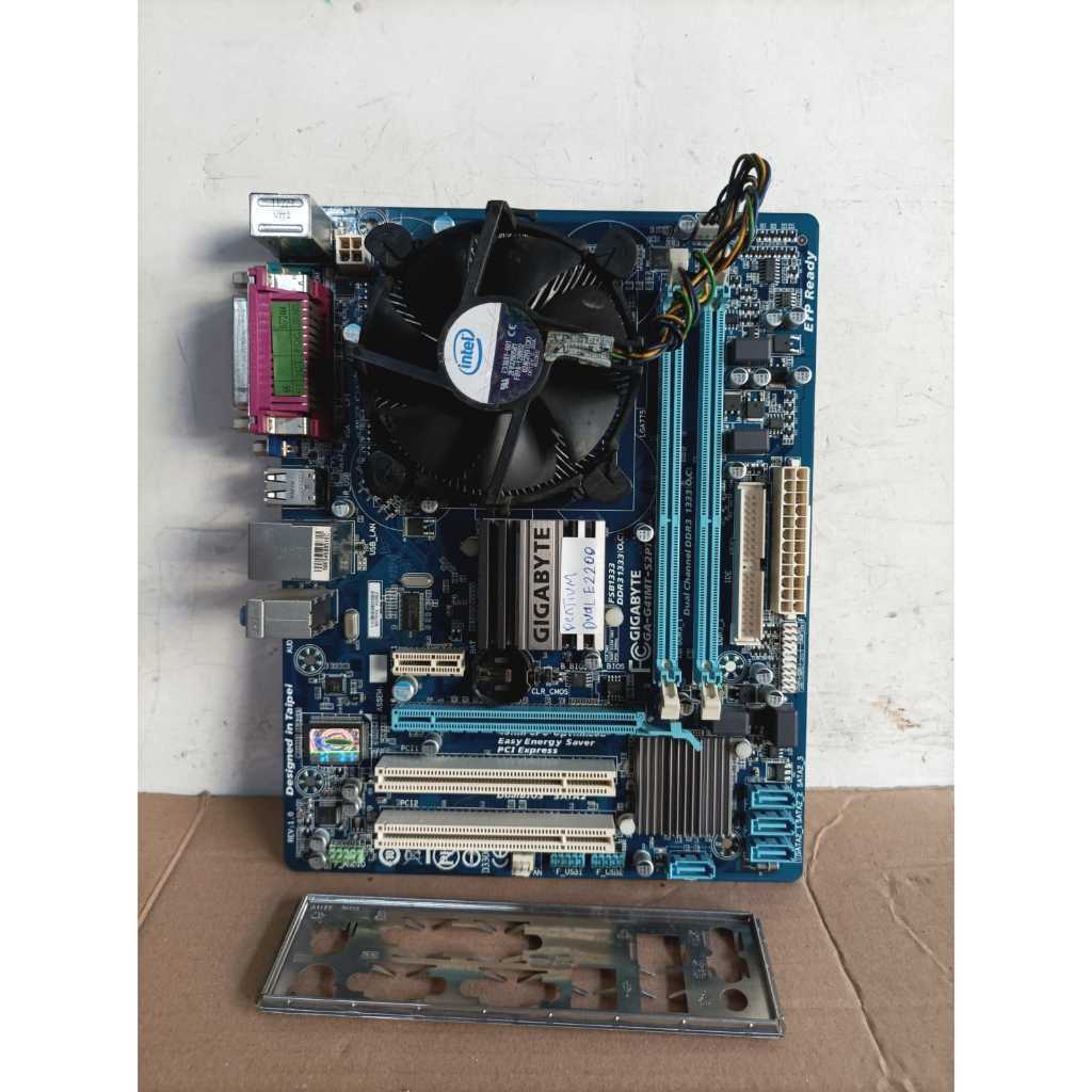 Gigabyte ga-g41mt-s2pt mainboard dual e2200 ddr3 lga 775