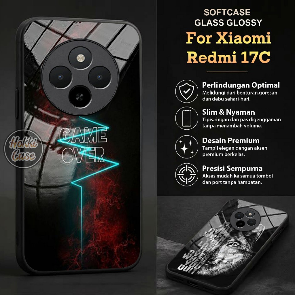 เคส Redmi 17C - Redmi 17C Glass Softcase - เคส Redmi 17C ล่าสุด - เคส Redmi 17C - Xiaomi Redmi 17C S