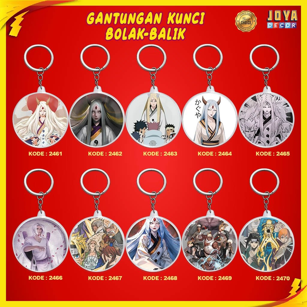 GANTUNGAN KAGUYA OTSUKI KEYCHAIN / KAGUYA OTSUKI พวงกุญแจอะคริลิก / KAGUYA OTSUKI พวงกุญแจกลม XJ