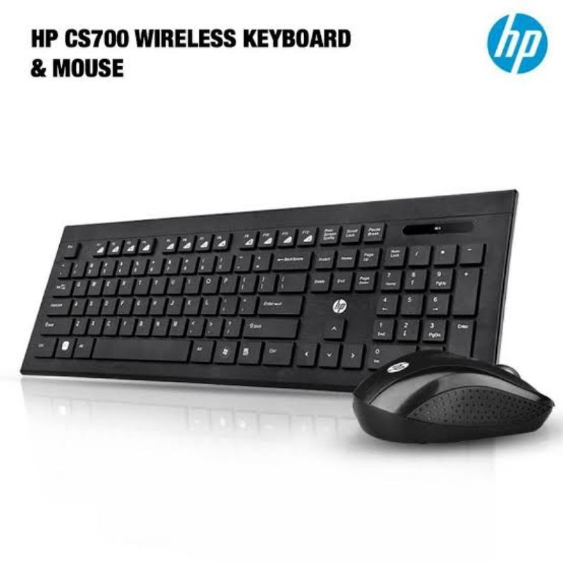 HP CS700 WIRELESS Keyboard เมาส์ cs 700