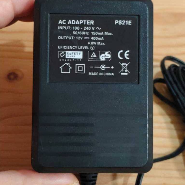อะแดปเตอร์ 12v 400ma / 12volt 400mA ไมโครโฟน shure ps21e แหล่งจ่ายไฟที่ดีที่สุด