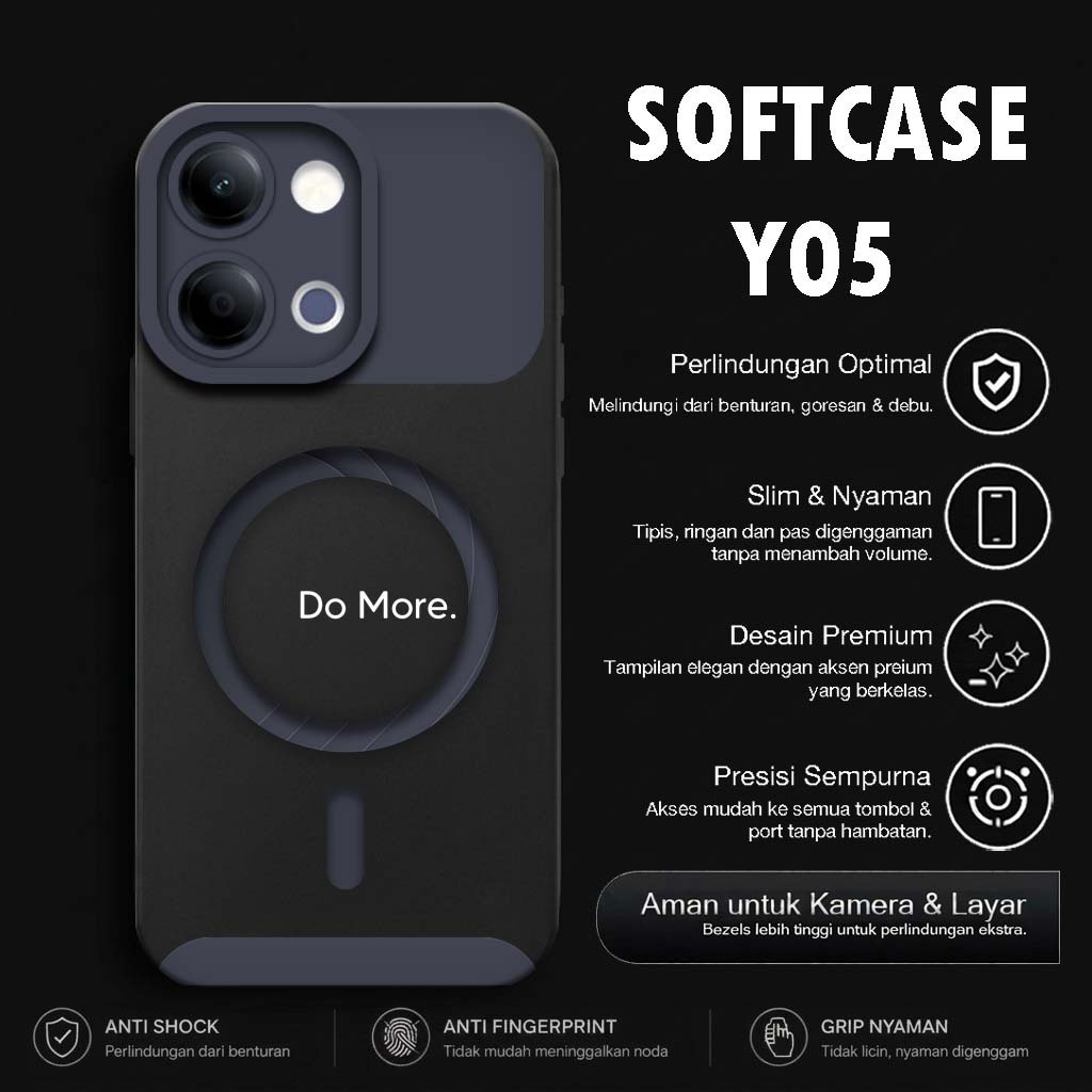 HP Macaron Softcase Motif สําหรับ VIVO Y05 - เคสโทรศัพท์ VIVO Y11D - ฟิล์มกันรอยโทรศัพท์ VIVO Y05 - 