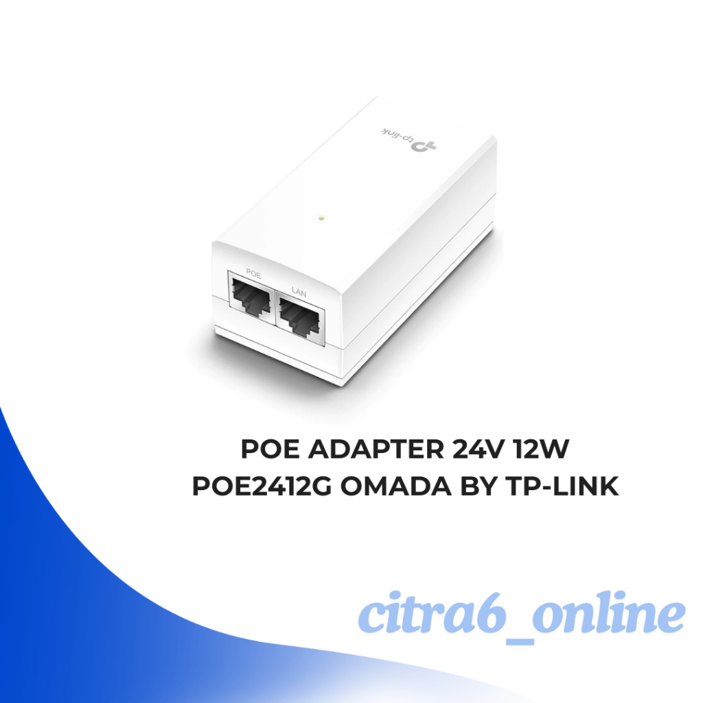 POE ADAPTER POE2412G 24V 12V OMADA โดย TPLINK
