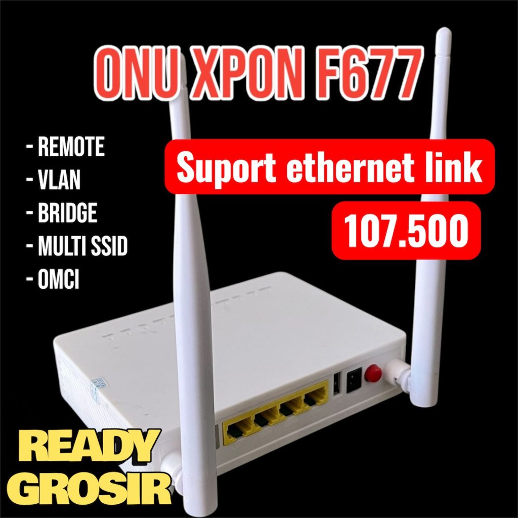 MODEM ONU ONT ZTE F677V9 XPON EPON และ GPON