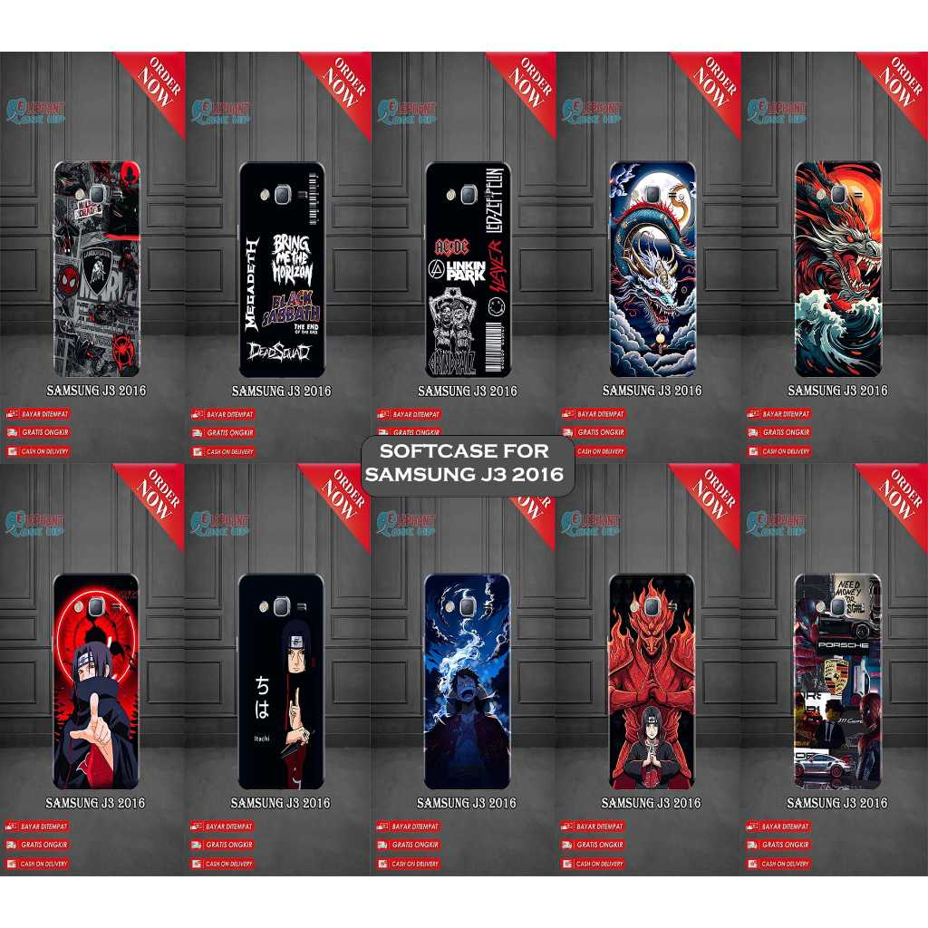 HP Softcase สําหรับ Samsung J3 - เคสโทรศัพท์ Samsung J3 - เคสโทรศัพท์ Samsung J3
