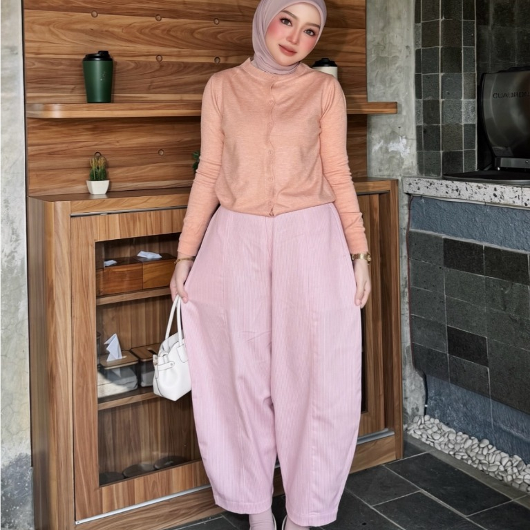 HAGOO KYO BARREL PANTS กางเกงลําลองผู้หญิง BARREL CUT PANTS STYLISH CASUAL PANTS