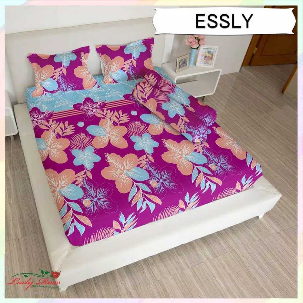 ผ้าปูที่นอน Lady Rose Extra King Size B2 200x200 2 หมอน 2 หมอนข้าง - Esly