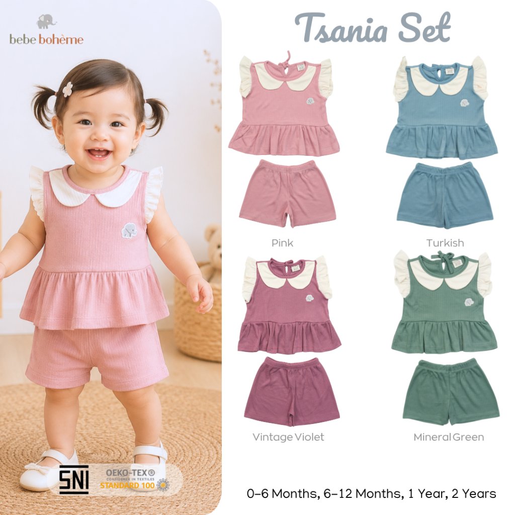 BEBE BOHEME - TSANIA SET - ชุดเด็กผู้หญิง