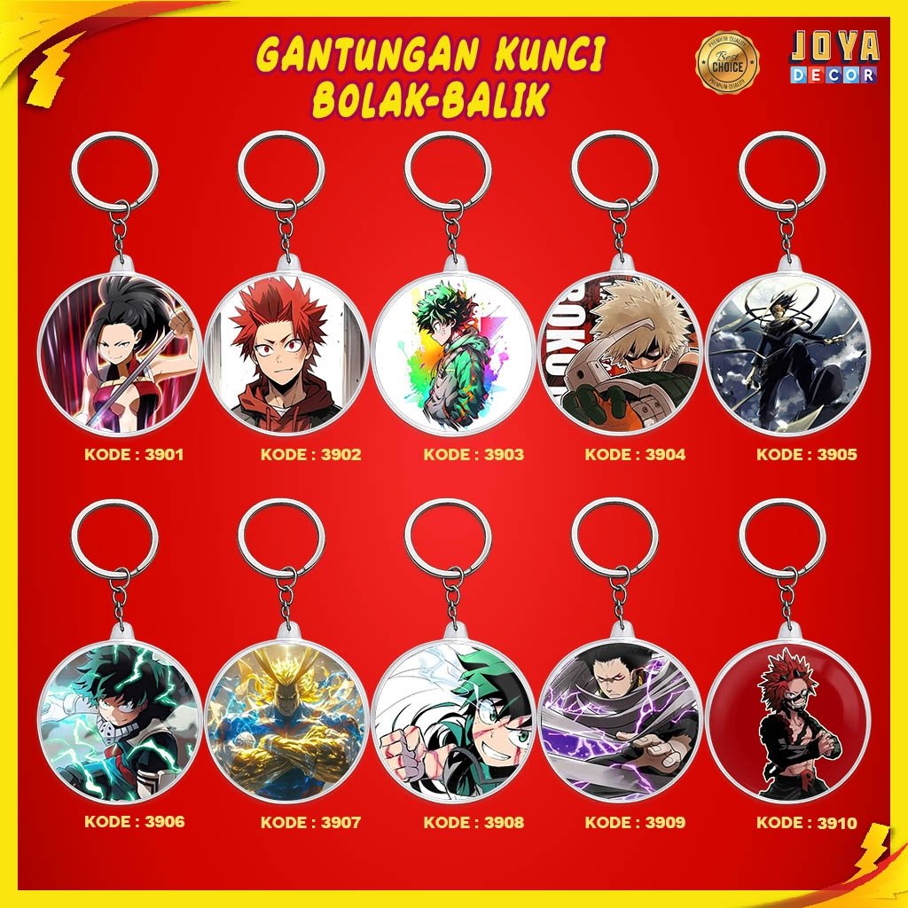 GANTUNGAN GOKU KEYCHAIN / พวงกุญแจ GOKU / พวงกุญแจ ROUND GOKU XJ