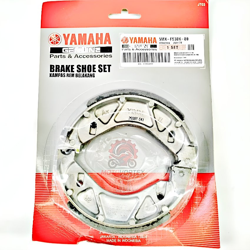 ผ้าเบรคหลังสําหรับ Mio J Smile Sporty M3 Soul GT Xeon Fino Jupiter Z MX Vega R 5MX – – ทนทาน