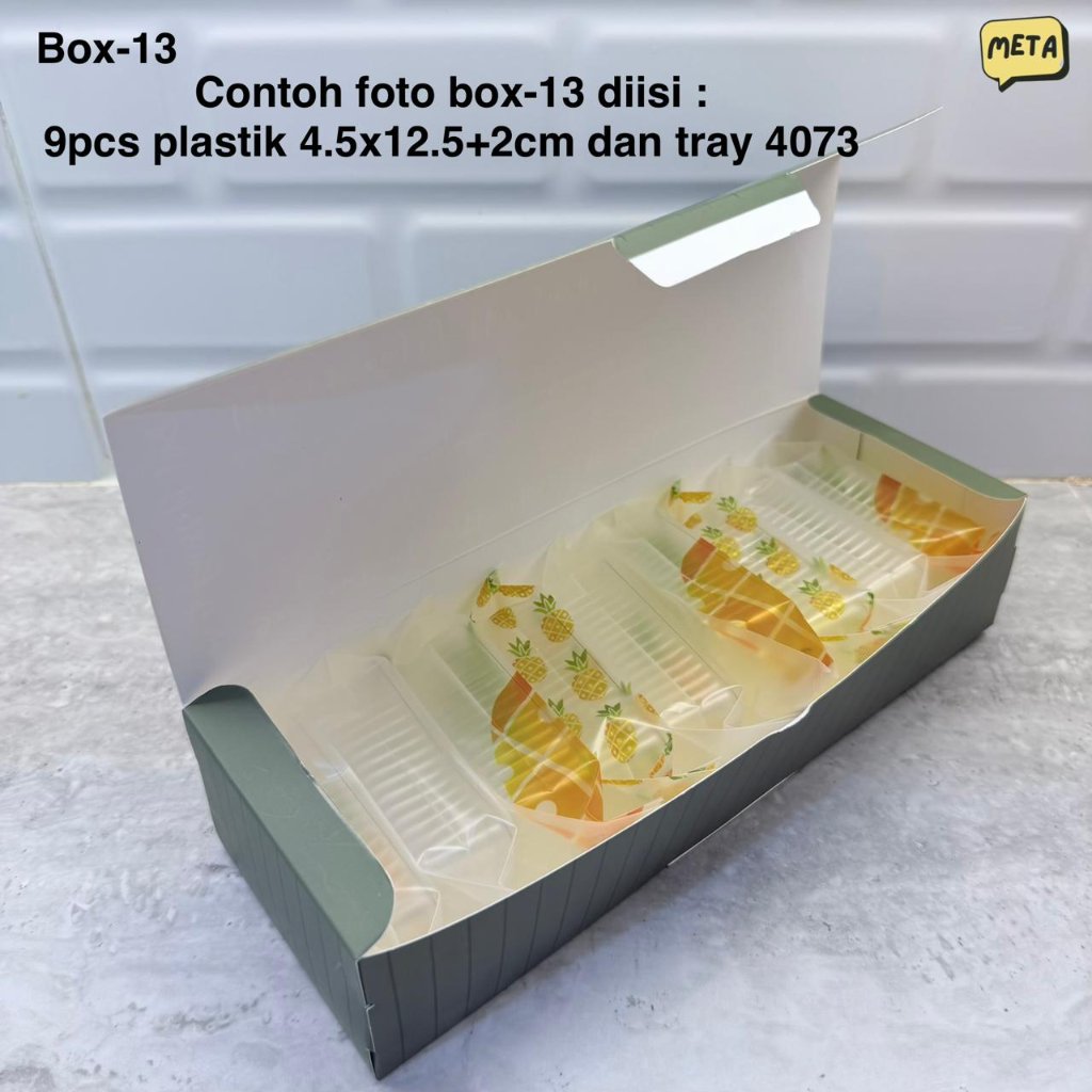 BOX-13 LIMA(5)PCS DRY CAKE BOX / NASTAR BOX / DRY CAKE BOX / CHINESE NEW YEAR HAMPER / EID ULFITRI H