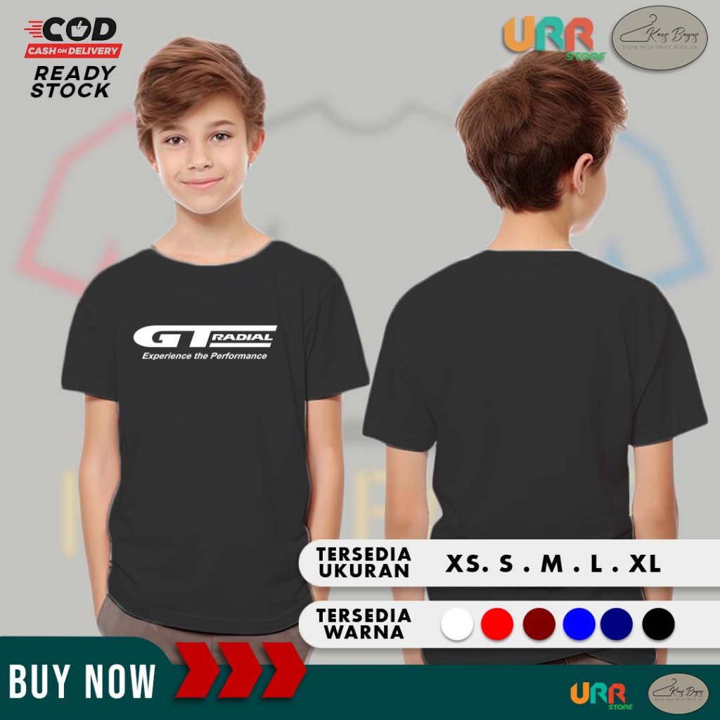 เสื้อยืด GT Radial Kids | สําลีหวี 30s