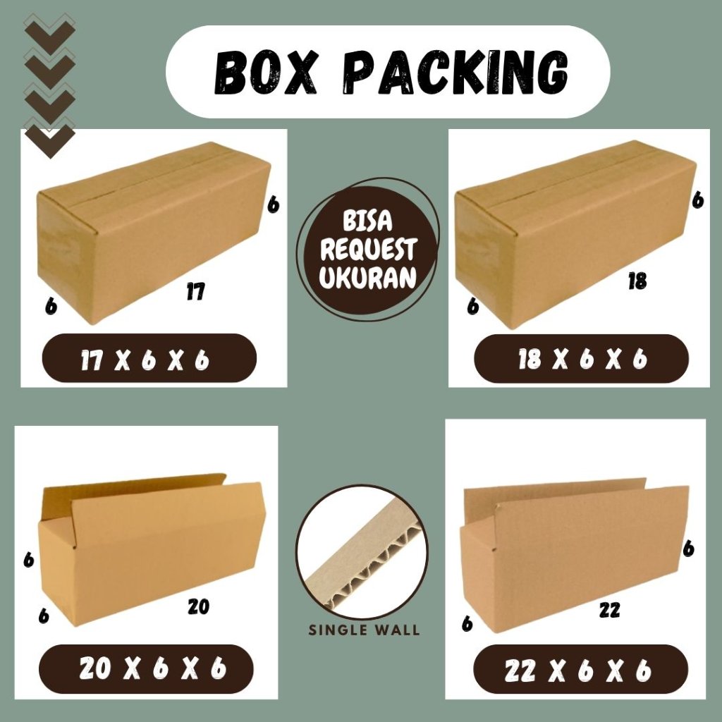 กล่องบรรจุ 22x6x6/20x6x6/18x6x6/17x6x6/15x6x6/13x6/12x6x6/10x6 A1 กล่องขวดกระดาษแข็งกล่องกระดาษแข็ง