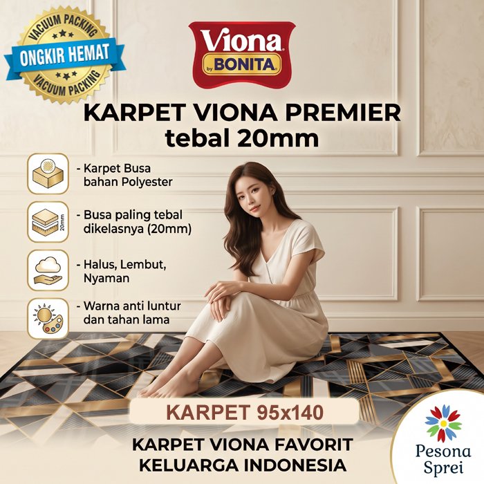 BONITA CARPET 95x140 20 mm THICK / BONITA VIONA PREMIER CARPET