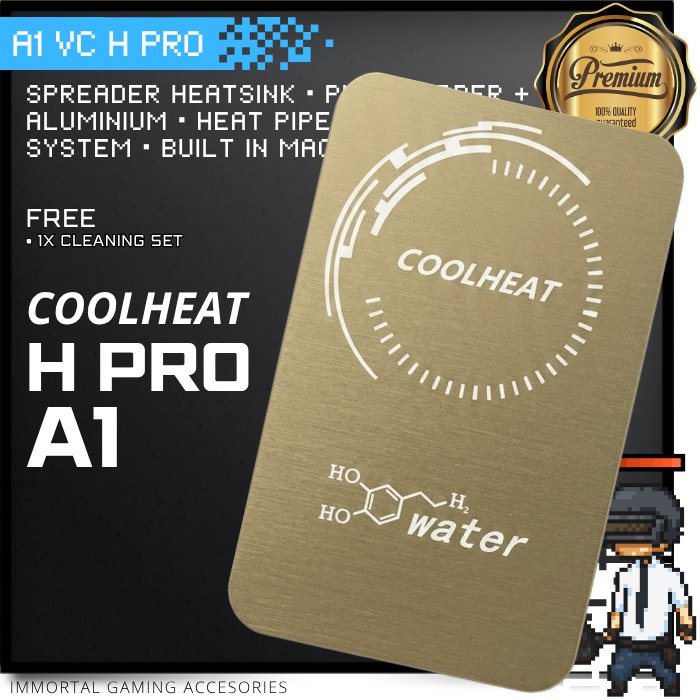 [IM] A1 H PRO VC Cool Heat Heat Heatsink Spreader Copper Aluminium Pad Vapor Chamber for Fan Cooler 