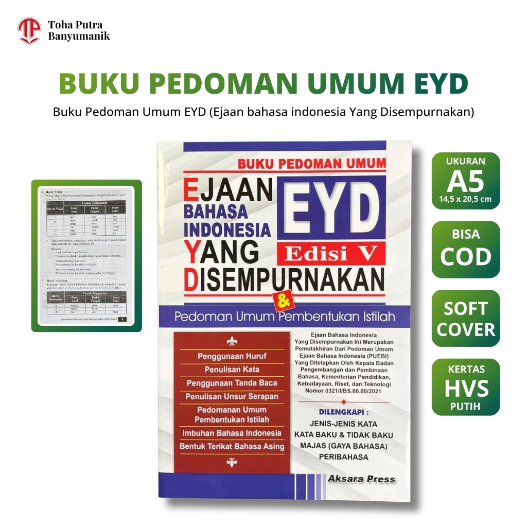 EYD GUIDELINES และประสิทธิภาพของ THE ISTILAH (SARA PRESS) ฉบับล่าสุด