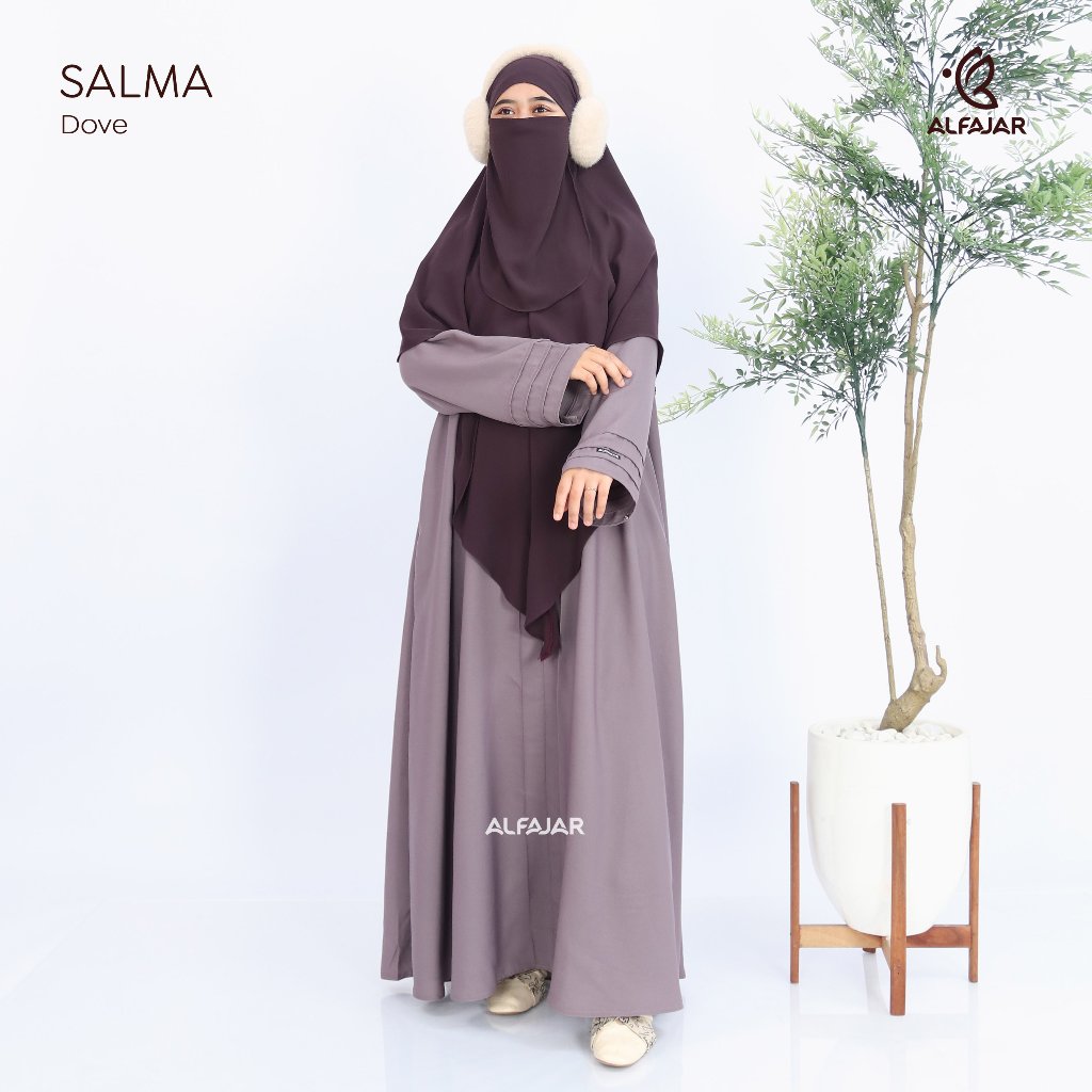 Alfajar - Abaya Gamis SALMA อาหรับพรีเมี่ยมเรียบง่าย / Abaya Umbreh / Abaya Lebaran