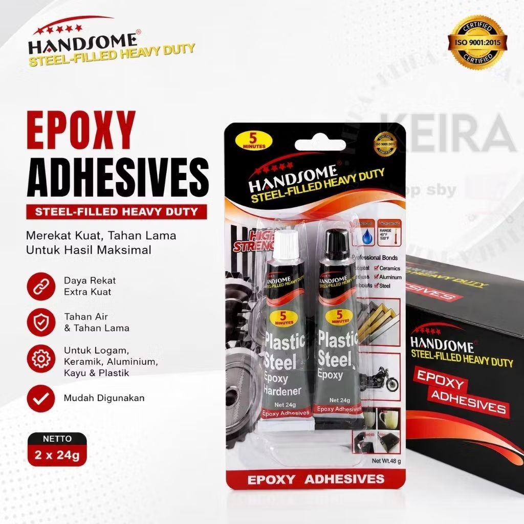 EPOXY GLUE IRON GLUE กาวผสมแบรนด์ 5 นาที