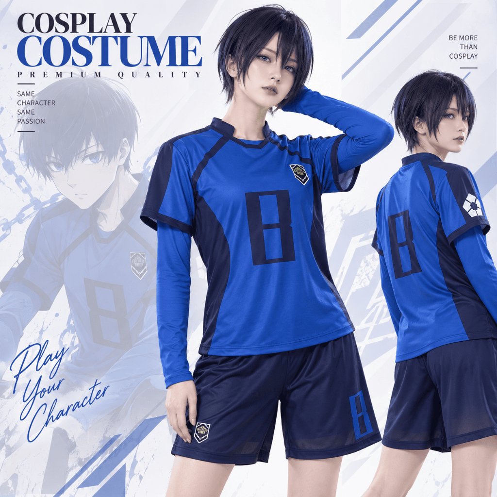 YOICHI ISAGI BLUE LOCK คอสเพลย์ ANIME JERSEY