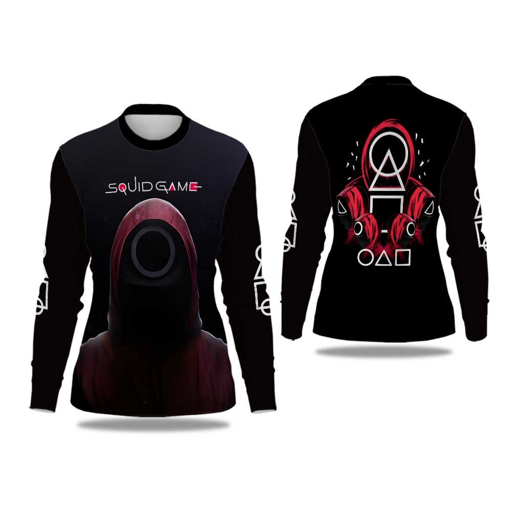 เสื้อยืดผู้หญิง Jersey SQUID GAME / Jersey SQUID GAME Fullprint Art-06