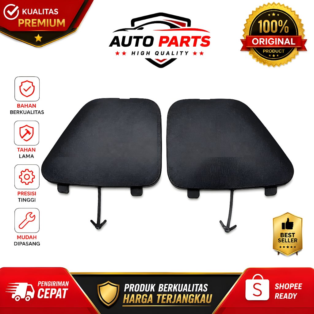 ฝาครอบตัดหญ้าด้านหลังสําหรับ Innova Zenix/ด้านหลังกันชน Tow Hole Cover Original Innova Zenix 52163-V