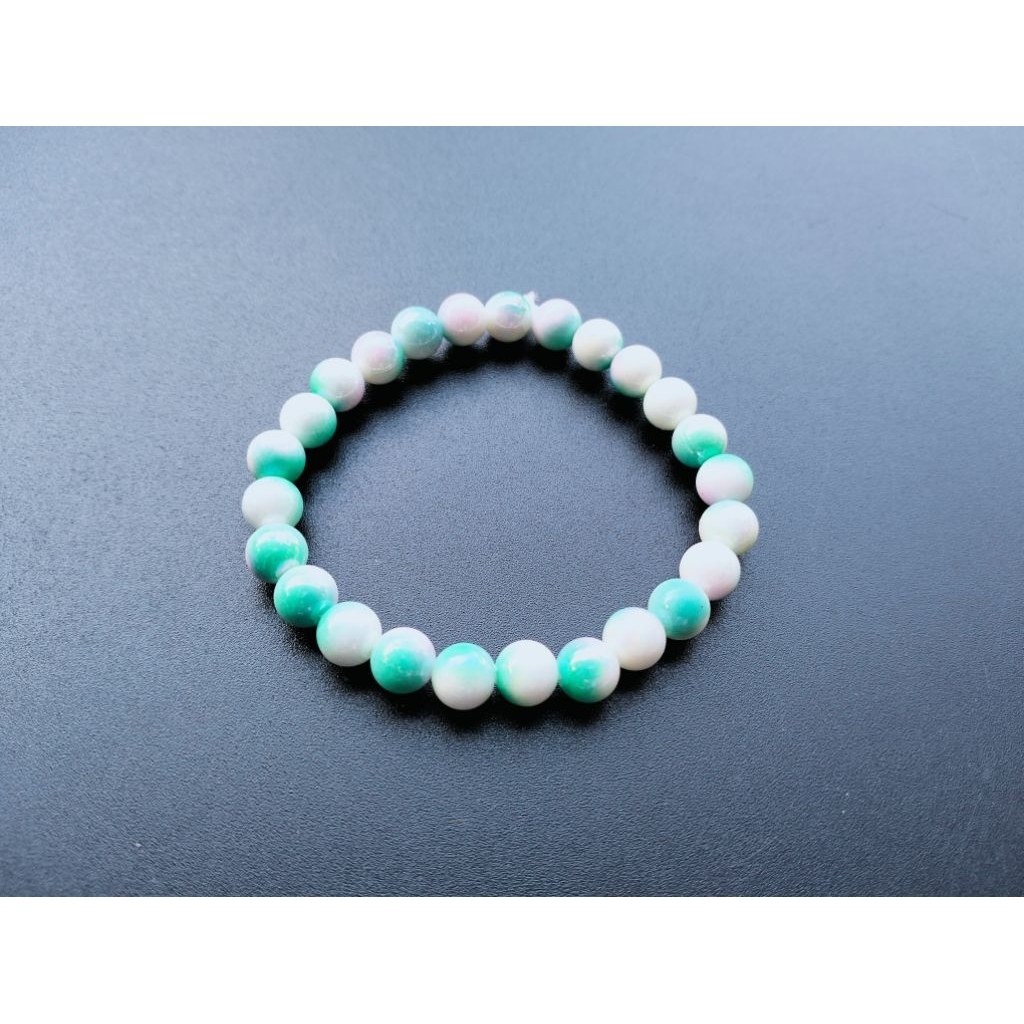 G424 8MM GRADUATED PEARL BRACELET