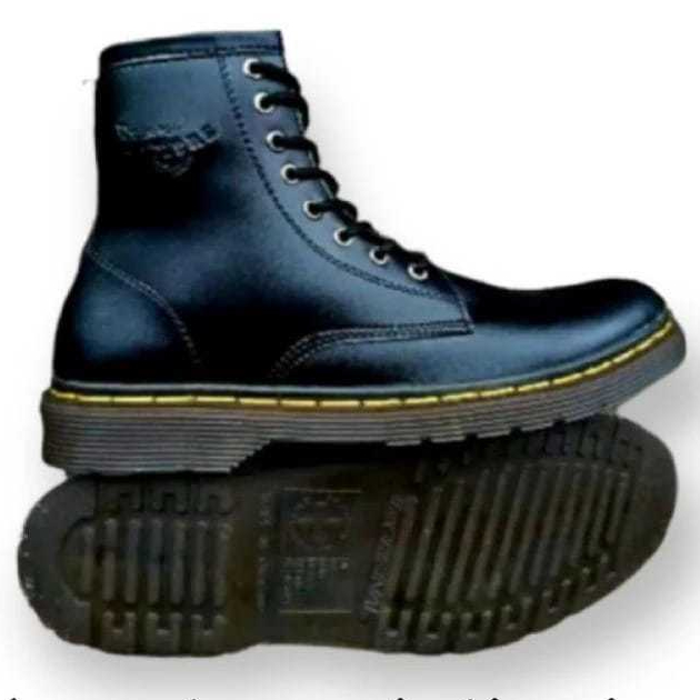 Valente pack Mens High boots Black Coffee Brown 8 hole unisex Size 36-44