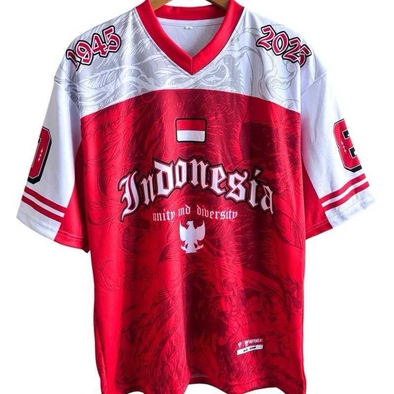 โครงการวัฒนธรรม x Verward Universe | VERWARD เสื้อโอเวอร์ไซส์อินโดนีเซีย V1 | ผู้ใหญ่ Oversize Jerse