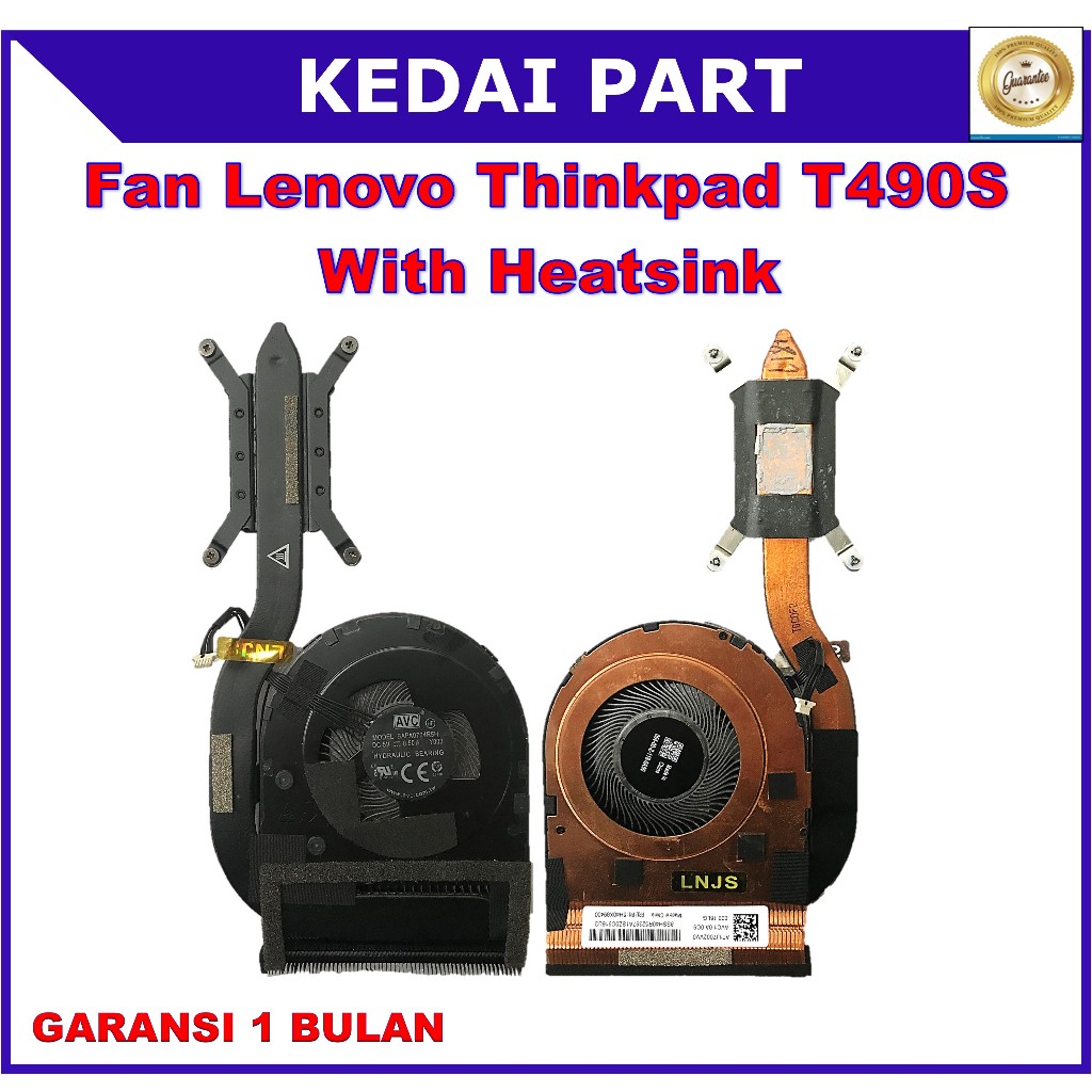 พัดลม Lenovo Thinkpad T490S T495S T14S 5H40X63204 5H40Y23330 01AY994 EG50040S1-CG50-S9A Gen 1 ฮีทซิง