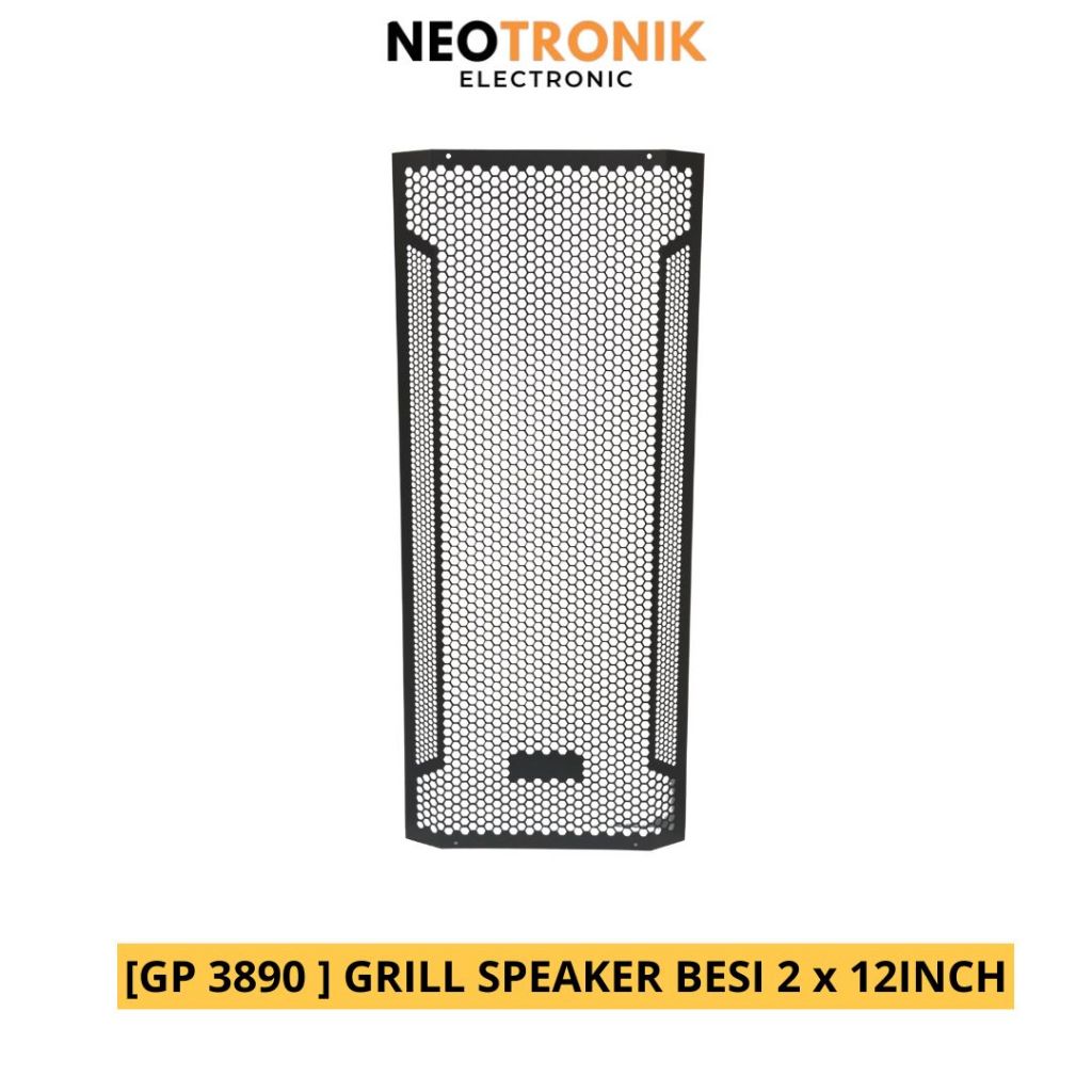 [GP 3890 ] 2 x 12INCH IRON SPEAKER GRILL