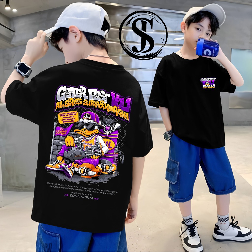 Supra Boyolali GETTERFEST เสื้อยืดเด็ก Unisex - เสื้อยืดผู้ชายและผู้หญิง - เสื้อผ้า Supra