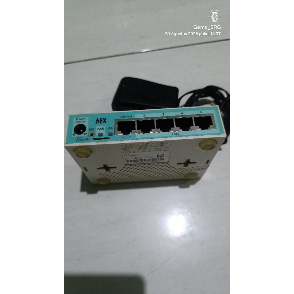 Mikrotik RB750 Gr3**